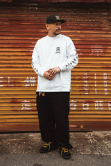 "KAMINARI TIGER" L/S BIG TEE