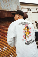 "KAMINARI TIGER" L/S BIG TEE