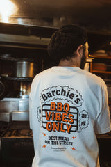 "BBQ VIBES ONLY" TEE - WHITE