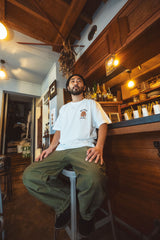 "BBQ VIBES ONLY" TEE - WHITE