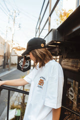 "BBQ VIBES ONLY" TEE - WHITE