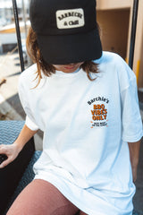 "BBQ VIBES ONLY" TEE - WHITE