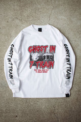 "GHOST IN 7 TRAIN" L/S BIG TEE