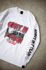 "GHOST IN 7 TRAIN" L/S BIG TEE