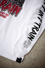 "GHOST IN 7 TRAIN" L/S BIG TEE