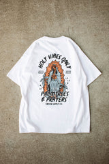 "HOLY VIBES ONLY" BIG TEE