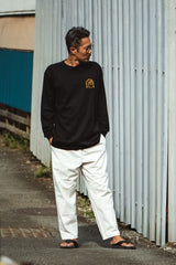 "BELIEVE IN MIRACLES" L/S TEE - BLACK