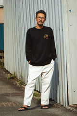 "BELIEVE IN MIRACLES" L/S TEE - BLACK
