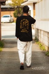 "BELIEVE IN MIRACLES" L/S TEE - BLACK