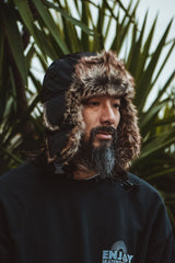 "FLIGHT CAP" - BLACK