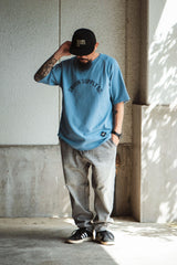 "LAYBACK PANTS" エイジドデニムイージーパンツ