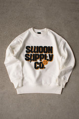 "BOLD LOGO" CREW SWEAT - OFF WHITE(クルーネック/オフホワイト)
