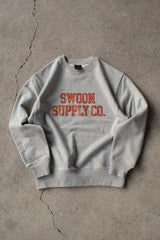 "COLLEGE LOGO" CREW SWEAT - GRAY(クルーネック/グレー)