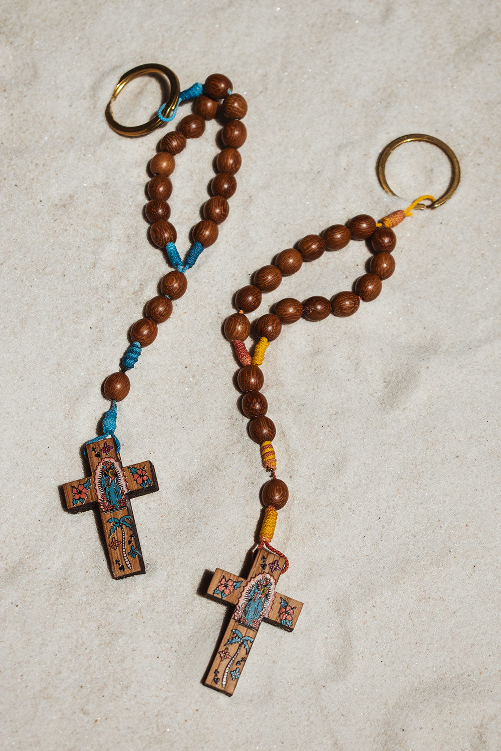 WOOD ROSARY STRAP