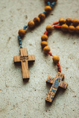 "PALO SANTO WOOD ROSARY"