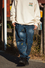 "COASTLINE DRIP" LAYBACK PANTS