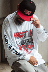 "GHOST IN 7 TRAIN" L/S BIG TEE