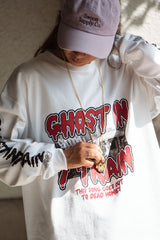 "GHOST IN 7 TRAIN" L/S BIG TEE