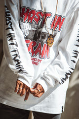 "GHOST IN 7 TRAIN" L/S BIG TEE