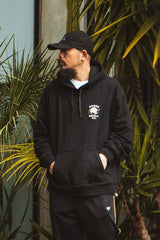 "SWOON SUPPLY CO." LO CAP - BLACK WOOL