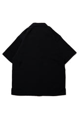 "KIBACOWORKS" S/S OPEN COLOR SHIRTS - BLACK