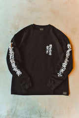 "鎌倉街道雷一家" L/S BIG TEE