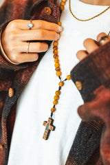 "PALO SANTO WOOD ROSARY"