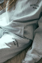 "DO NOTHING & CHILL" - SWEAT PANTS(スウェットパンツ/アッシュ)