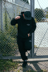 "DO NOTHING & CHILL" - SWEAT PANTS(スウェットパンツ/ブラック)