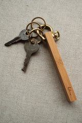 CUSTOM TEXT BAMBOO DOG TAG