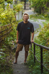 "MERMAID" TEE - INK BLACK