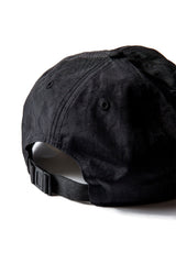 "SWOON" WASHER NYLON CAP - BLACK
