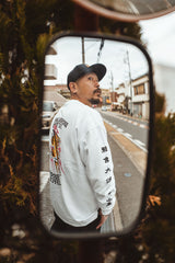 "KAMINARI TIGER" L/S BIG TEE