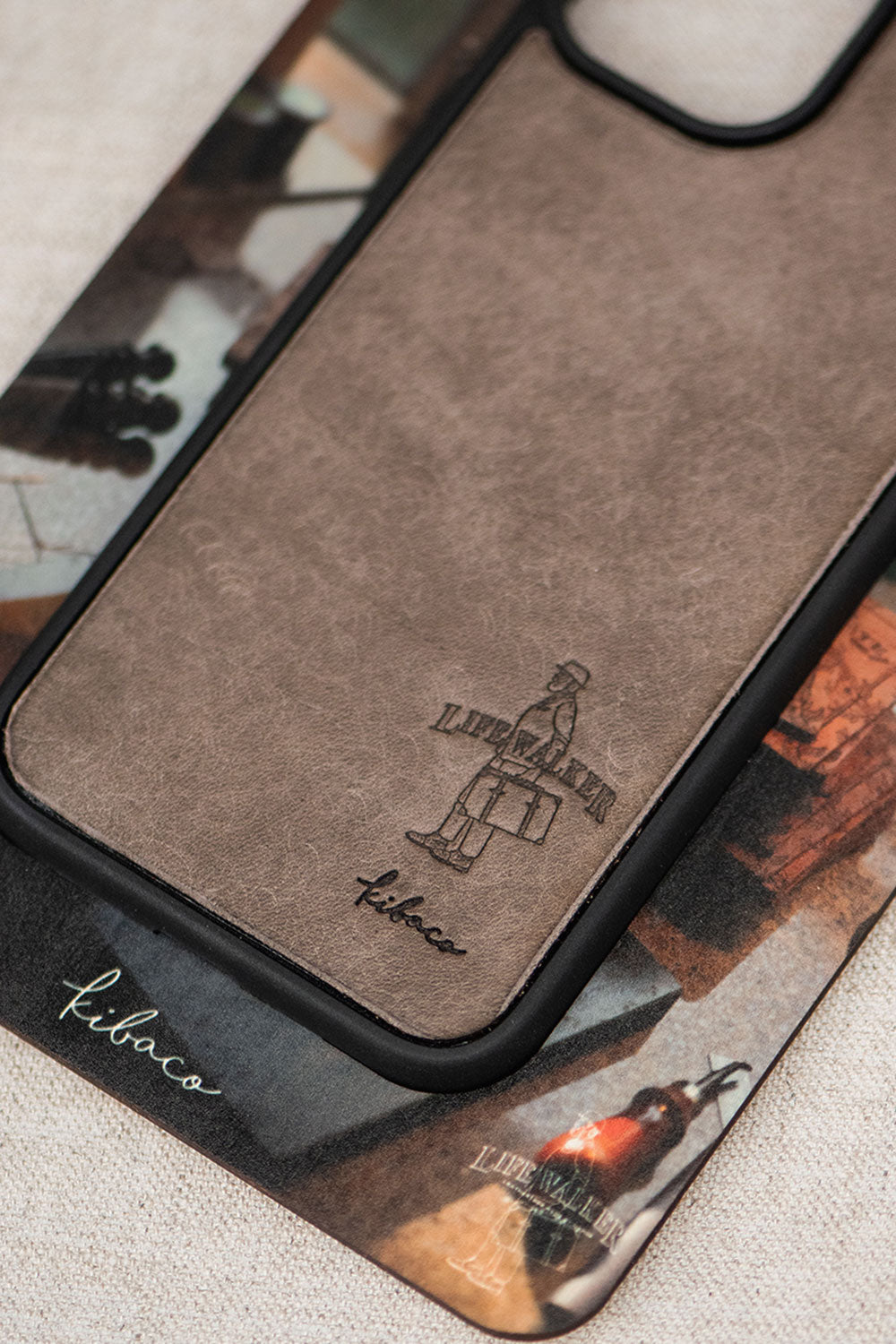 kibaco|レザーiPhoneケース|LIFE WALKER LEATHER - GRAY kibaco|レザーiPhoneケース|LIFE WALKER LEATHER - GRAY