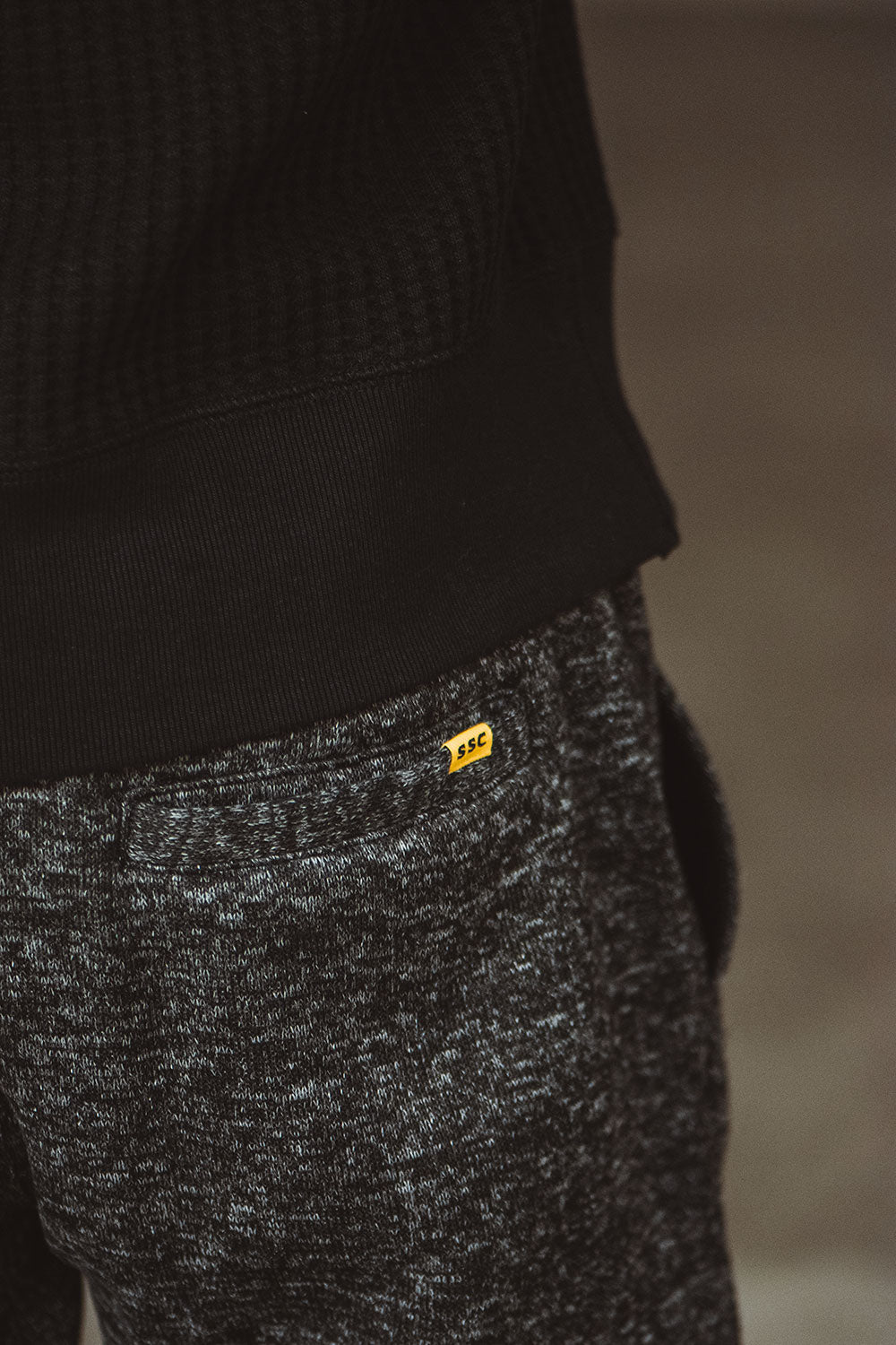 KNIT FLEECE CRIMBING PANTS