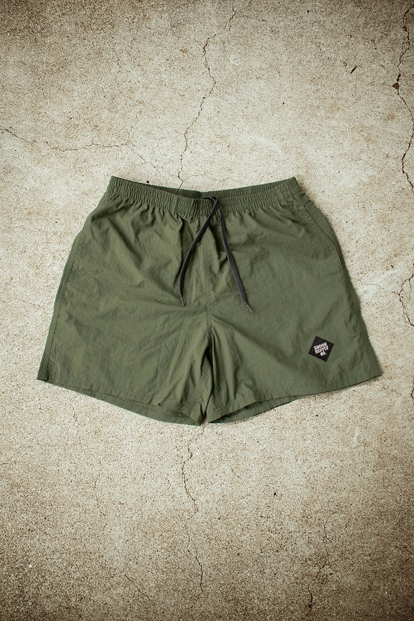 "ONE MILE BACKWOODS" NYLON SHORTS
