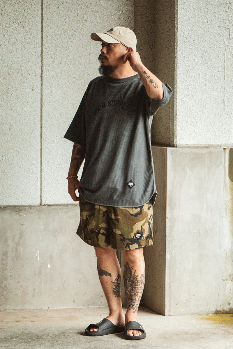 "ONE MILE BACKWOODS" NYLON SHORTS
