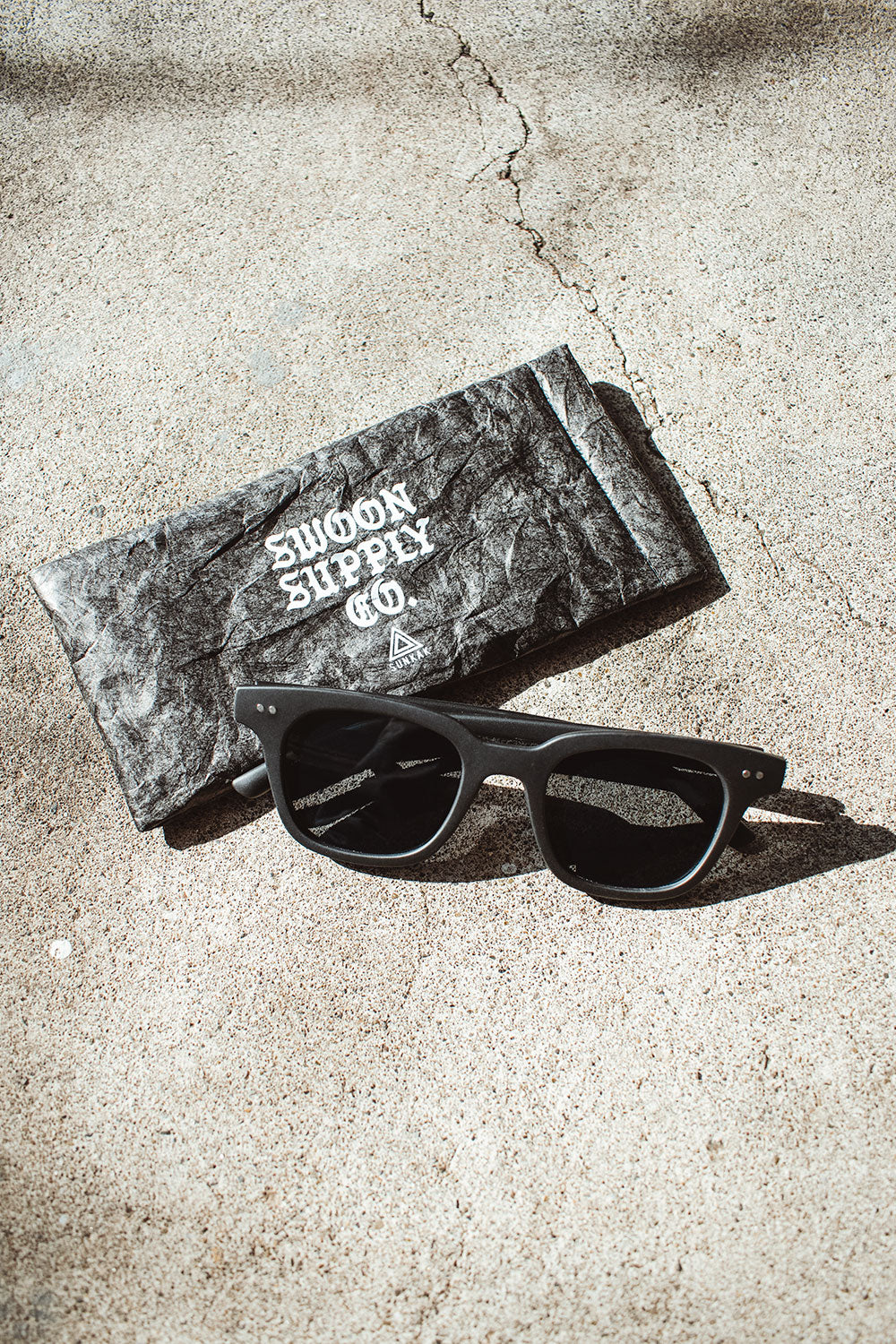 Amazon | [SUNKAK] サンカク サングラス Type2 Clear Black 眼鏡