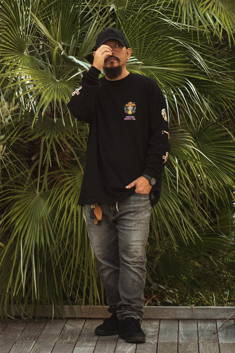 "ALOHA CARAVERA" L/S BIG TEE