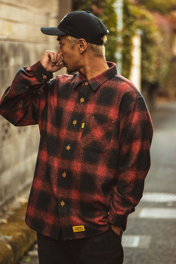 "TIMELESS OMBRE CHECKS" CLASSIC FLANNEL SHIRTS