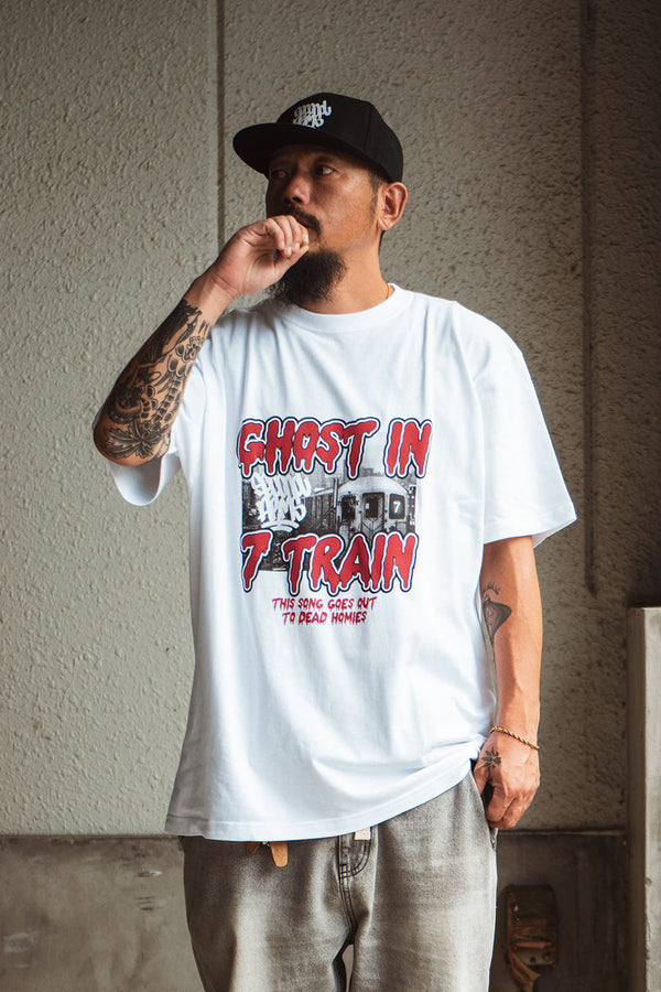 "GHOST IN 7 TRAIN" TEE