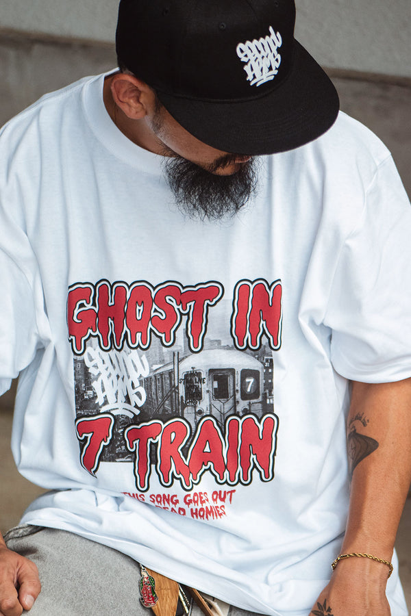 "GHOST IN 7 TRAIN" TEE