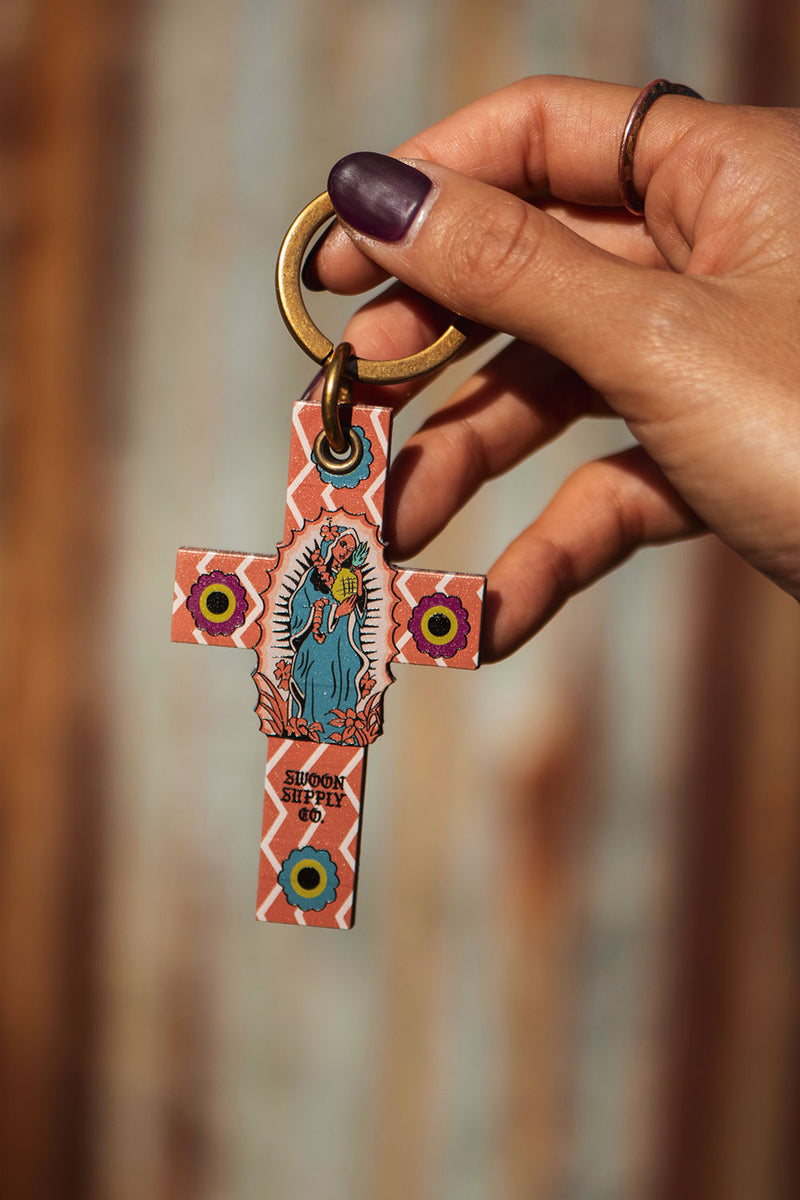"COCOMARIA CROSS KEYTAG"