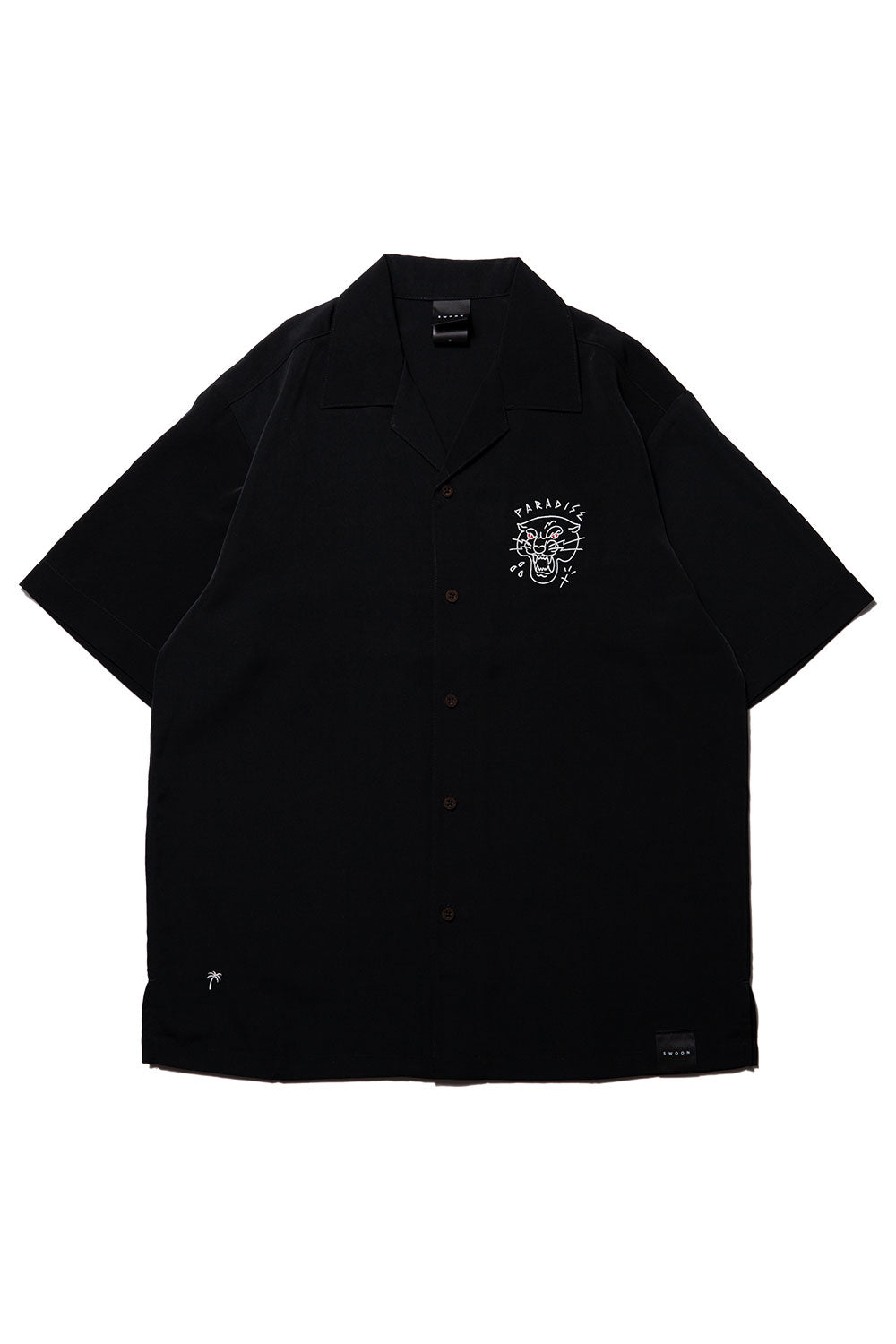 【KIBACOWORKS】シャツ PARADISE PANTHER 黒 PARADISE PANTHER