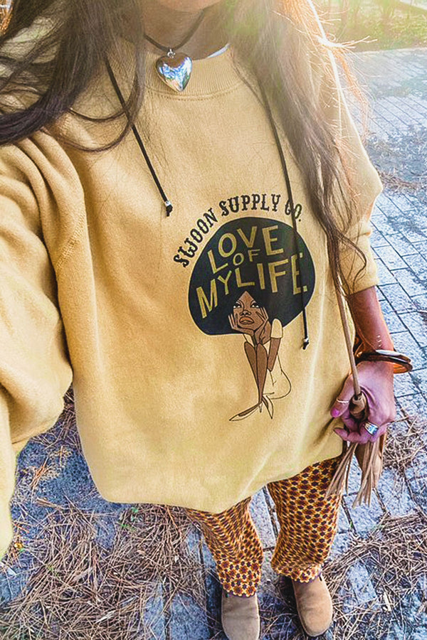 "LOVE OF MY LIFE" CREW SWEAT