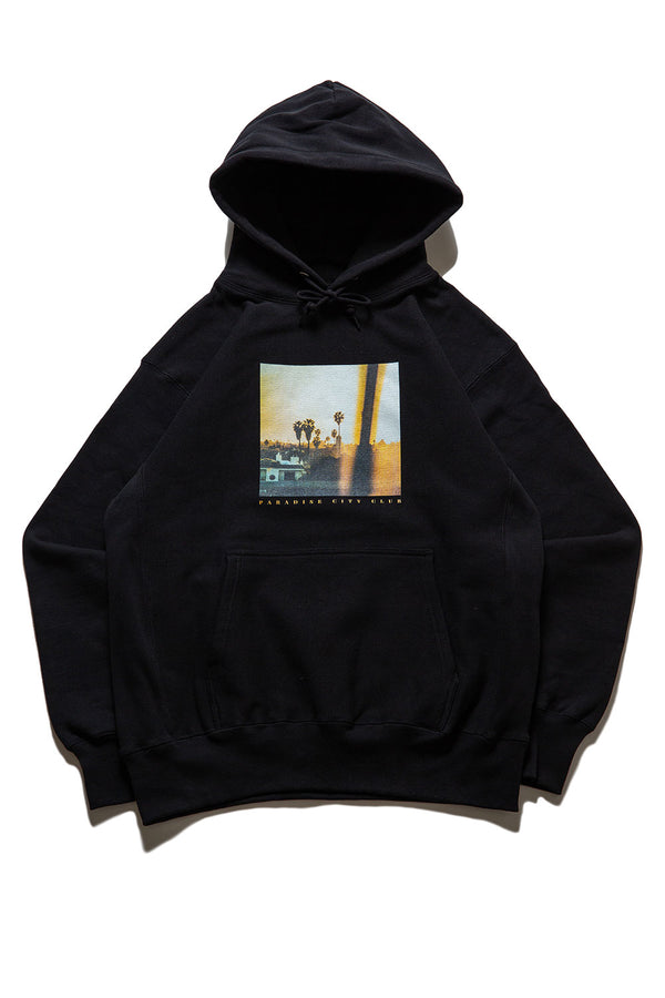 "DOWNTOWN" - HOODED SWEAT (Black)