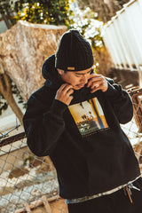 "DOWNTOWN" - HOODED SWEAT (Black)