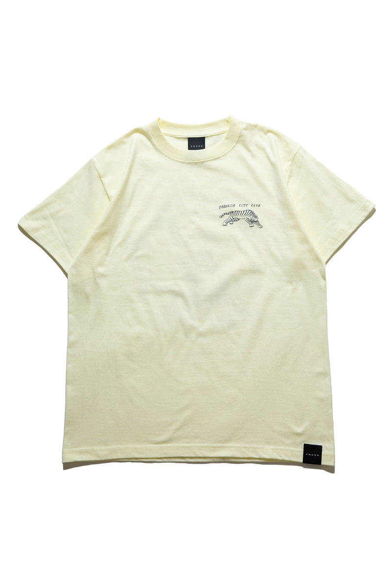 "PARADISE TIGER" TEE - YELLOW
