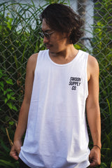 "SNICKERS" TANK - WHITE