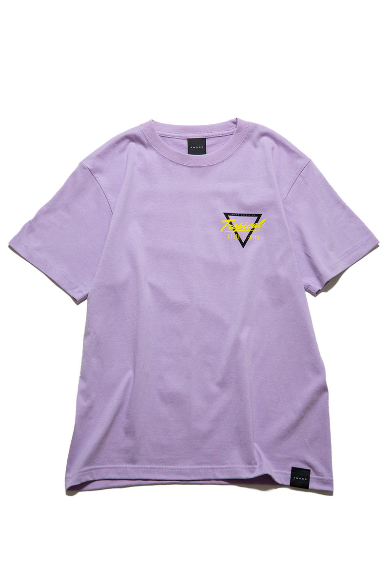 "TROPICAL STATE OF MIND" TEE - PURPLE